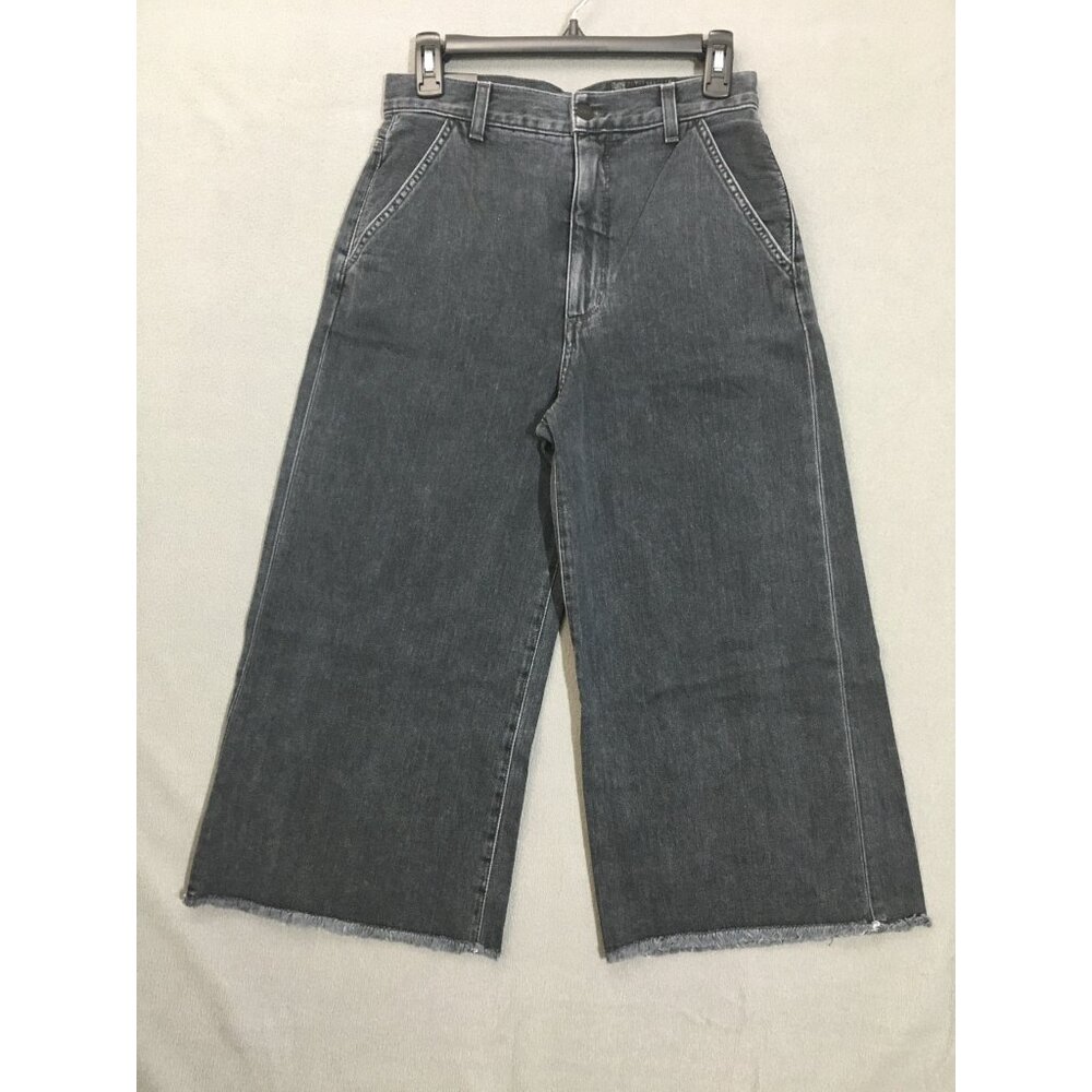 NWT Siwy Jean Womens Wide Leg Size 27 Catherine Poet of Pain High Waist Cropped